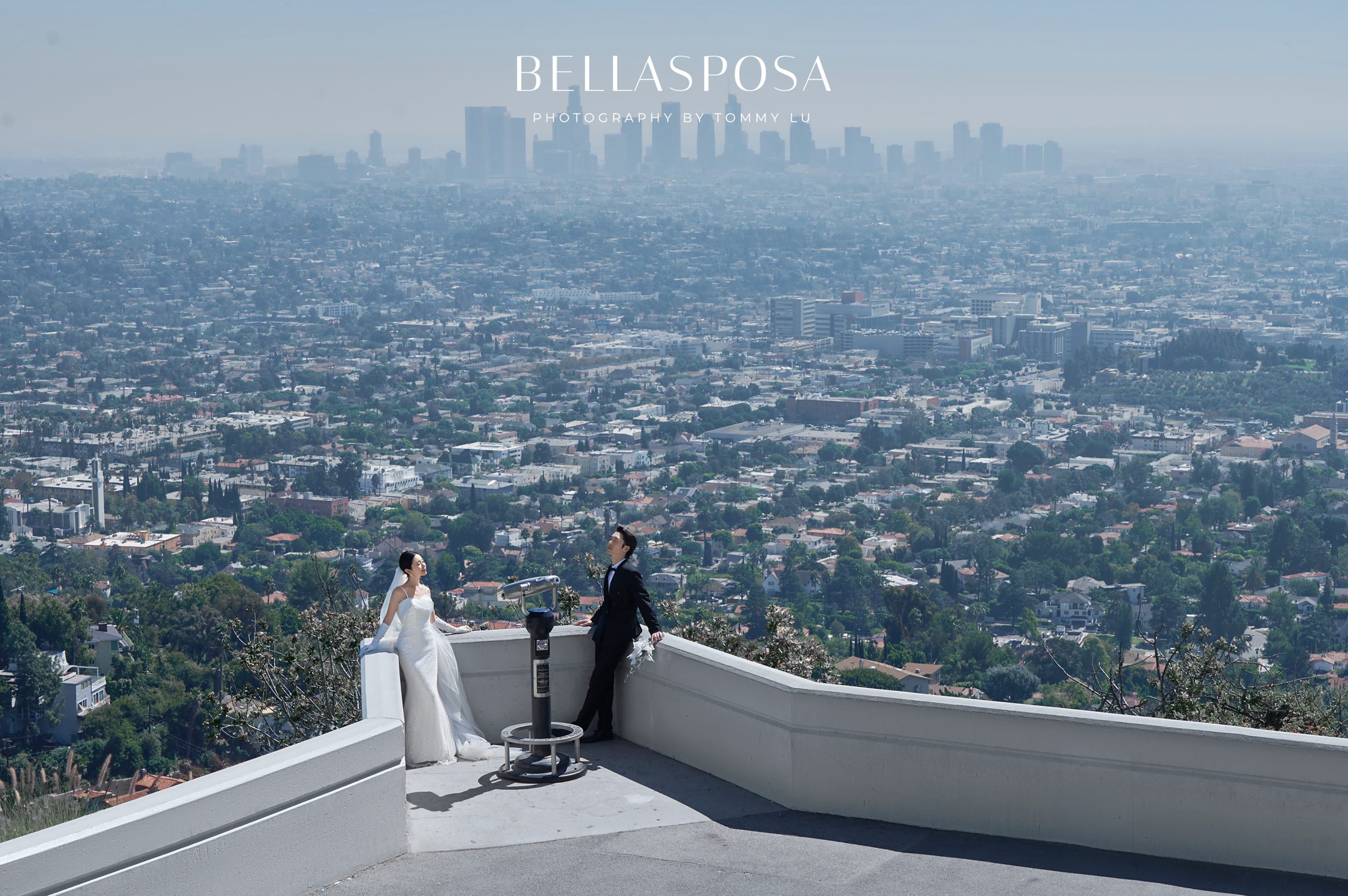 Prewedding At Griffith Observatory Bellasposa Photography